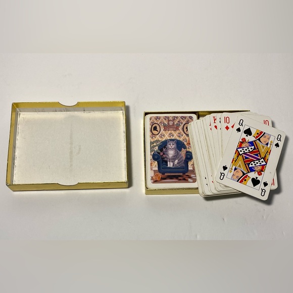 Cat Whimsy Playing Cards by Piatnik 2 Decks with 2 Different Photos Poker Cards - Picture 5 of 5